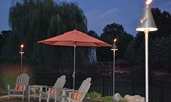 Lighting Pool Area